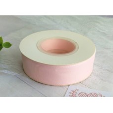 Лента репсовая 25 мм, цвет светло-розовый №43